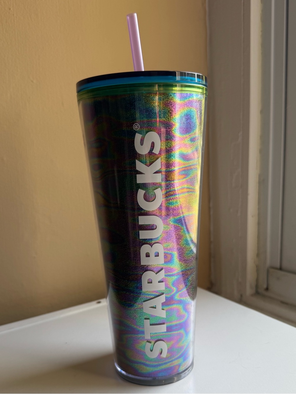 Starbucks 2023 Oil Slick 24oz Venti Cold Cup Tumbler